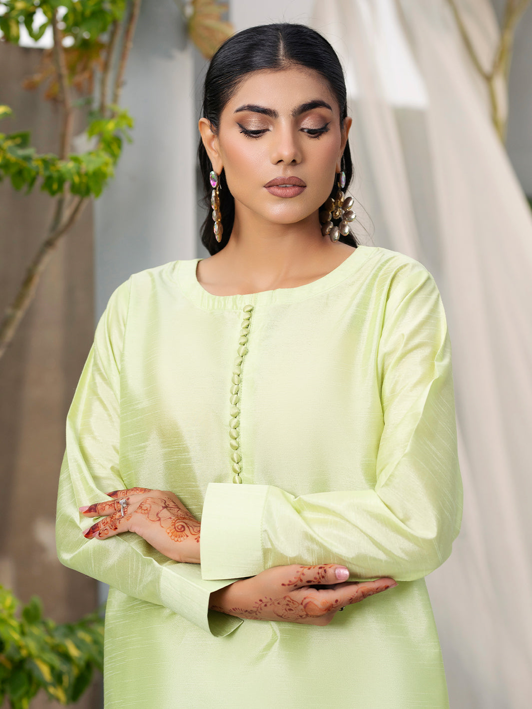 2 Piece Ready To Wear Indian Raw Silk Suit