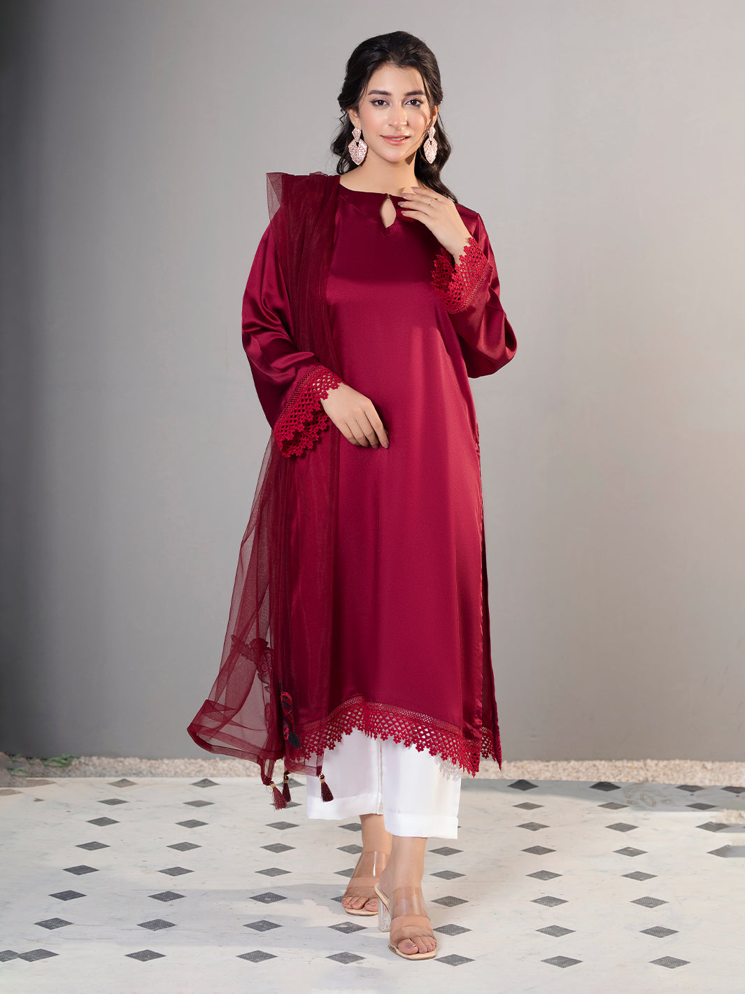 3 Piece Ready To Wear Semi Formal Suit