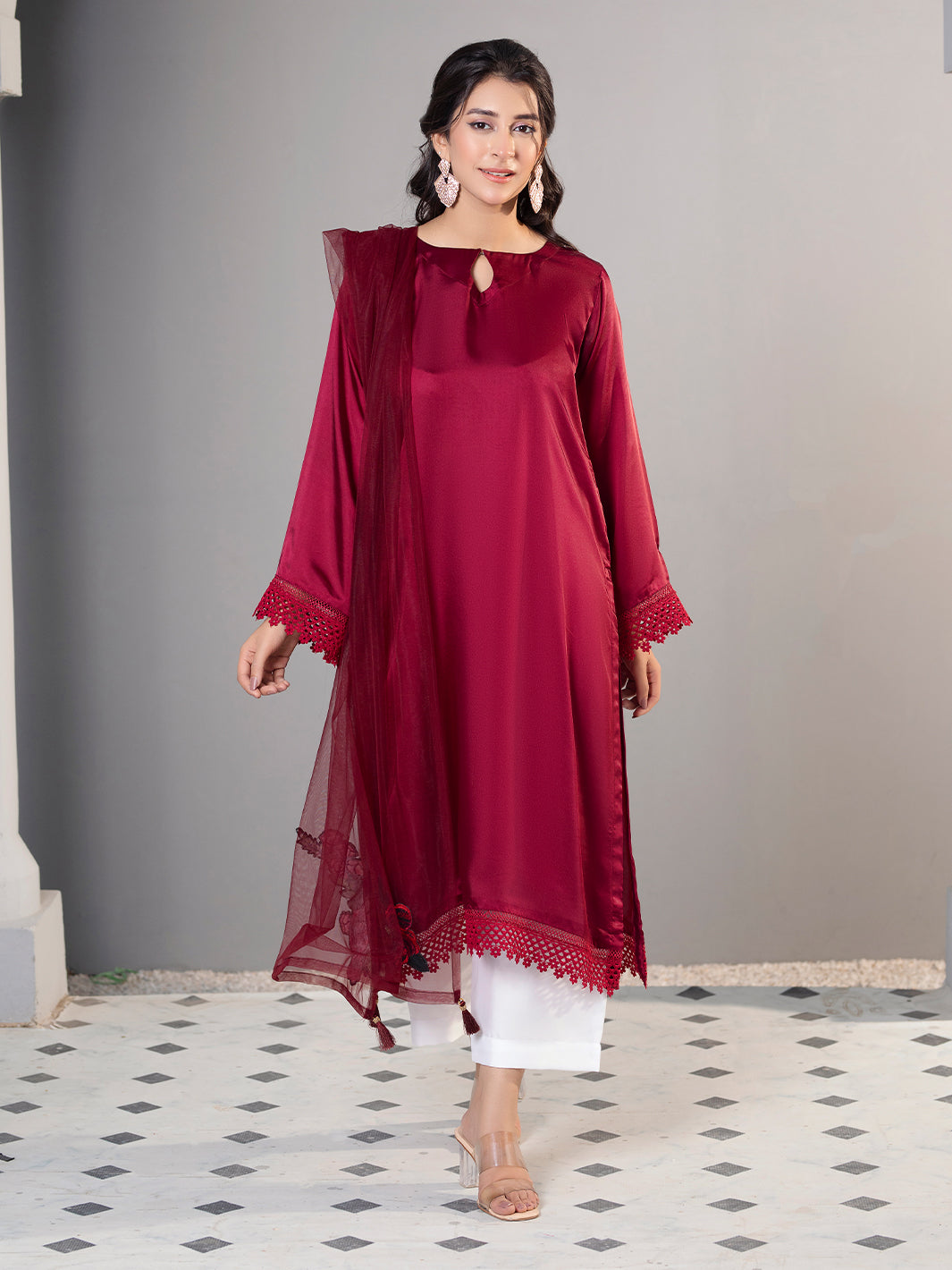 3 Piece Ready To Wear Semi Formal Suit