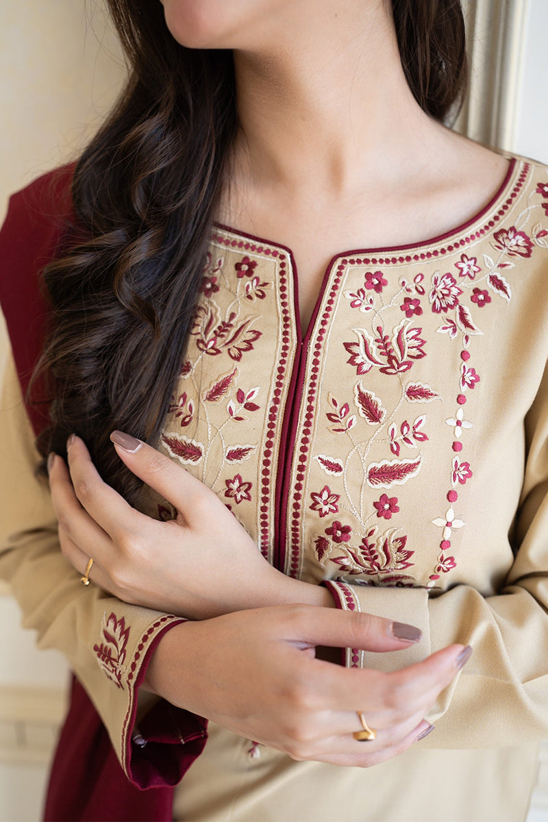 AISLING - 3PC DHANAK EMBROIDERED JA-72