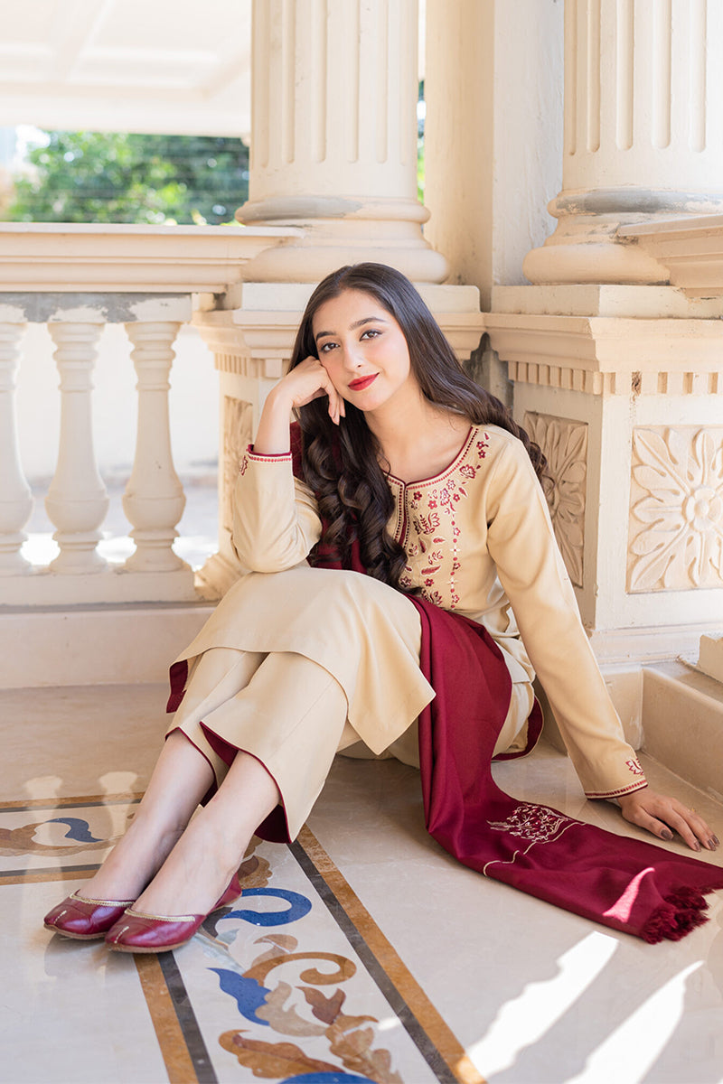 AISLING - 3PC DHANAK EMBROIDERED JA-72