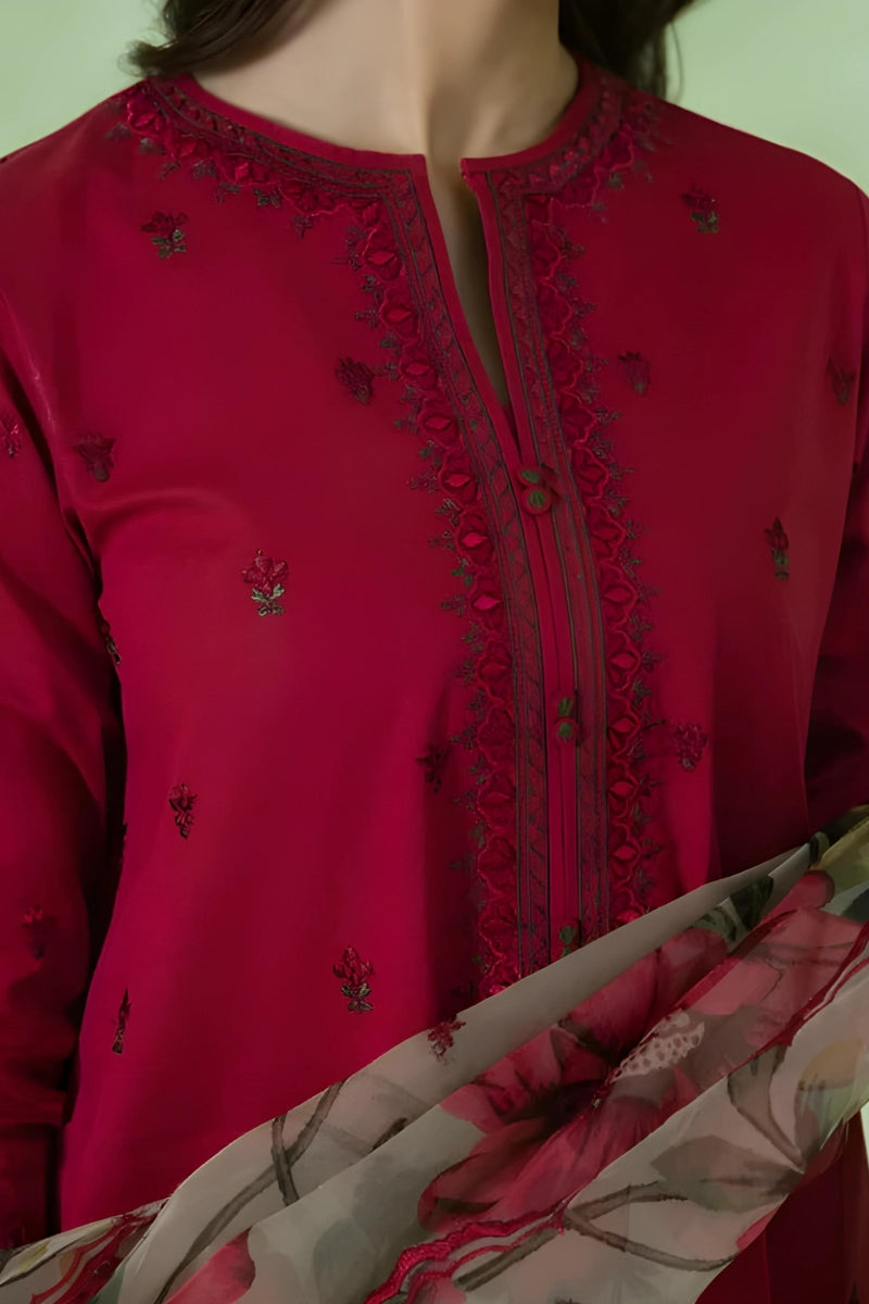 SAPPHIRE - 3PC DHANAK EMBROIDERED JA-50