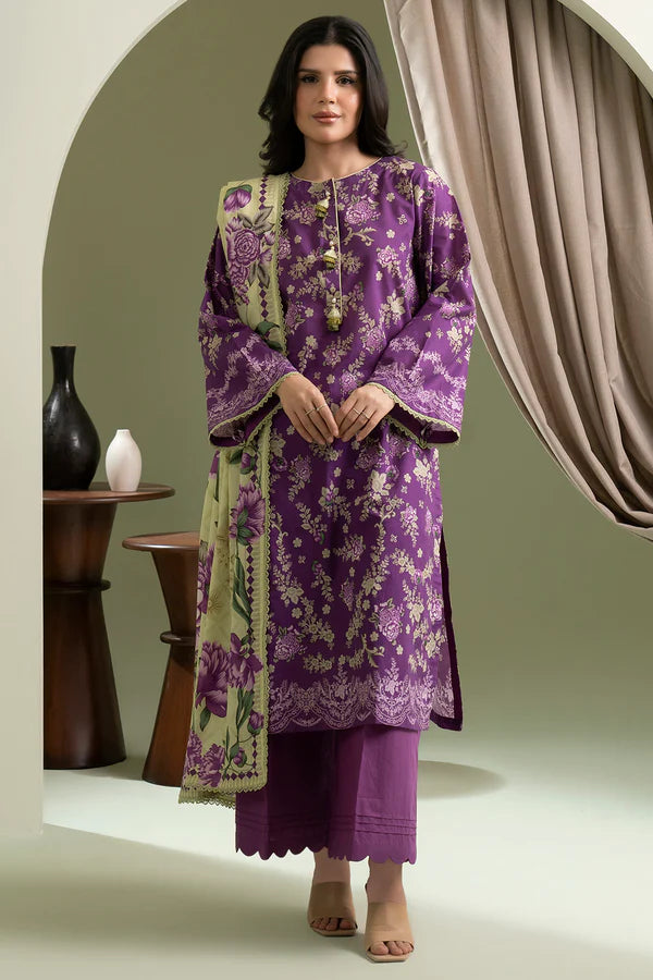 Shirt Shalwar Dupatta - 0444 - Zellbury