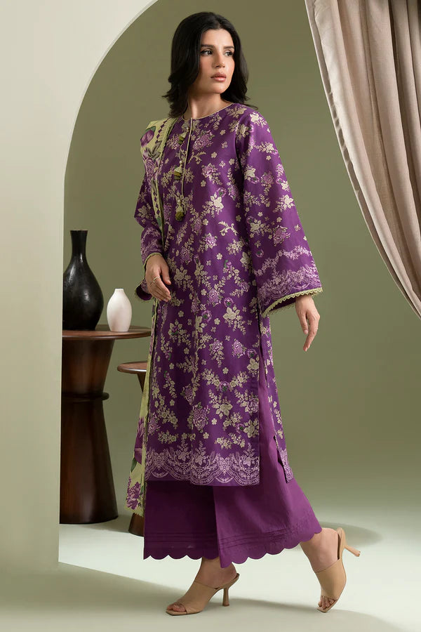 Shirt Shalwar Dupatta - 0444 - Zellbury