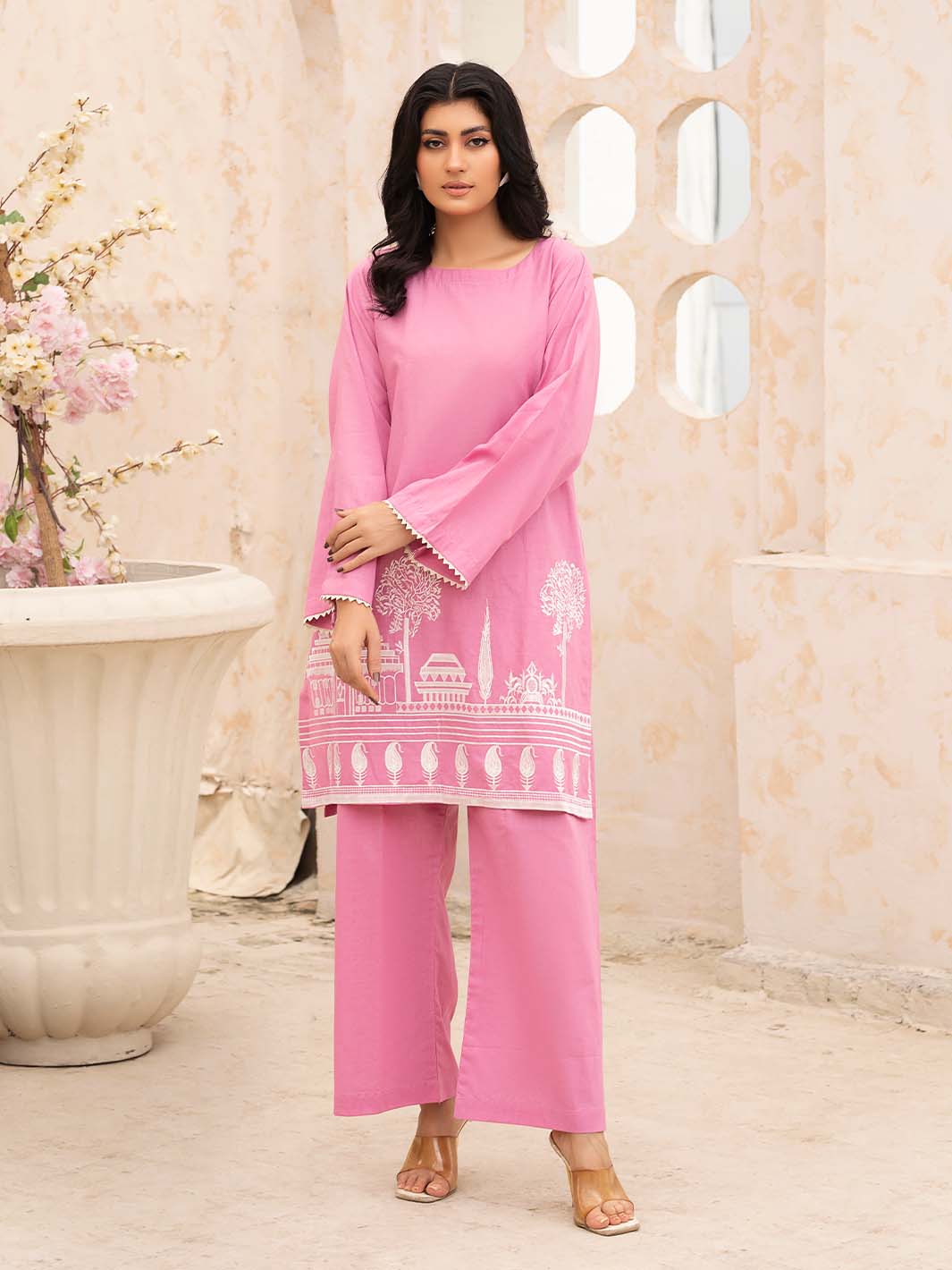 Embroidered Lawn Co-ord set