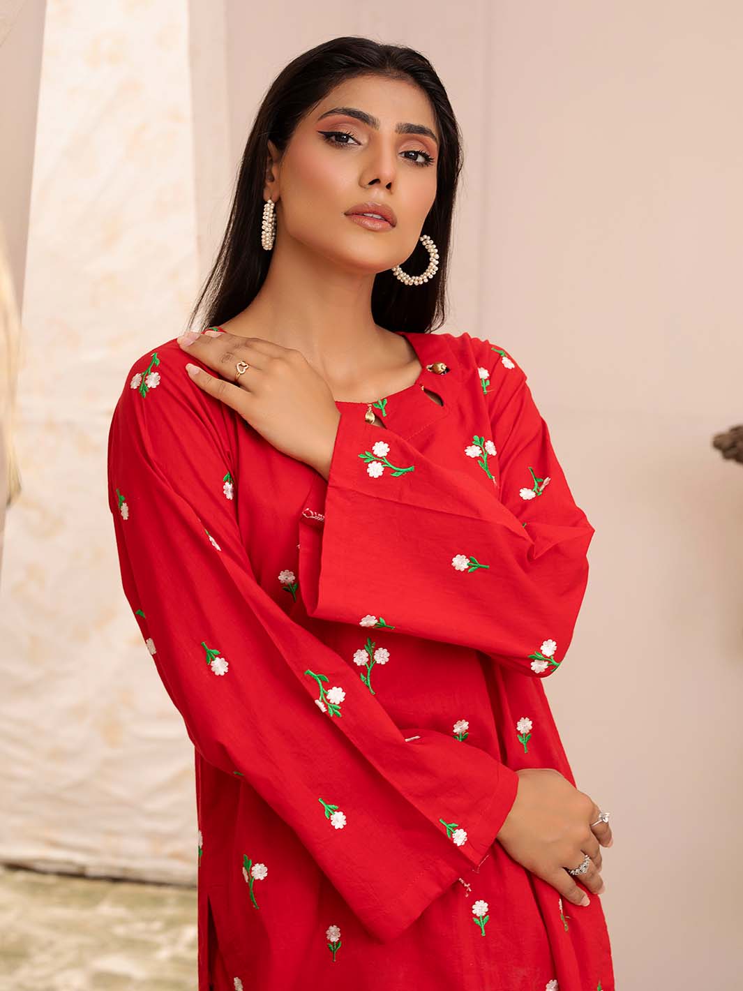 Embroidered Lawn Co-ord set