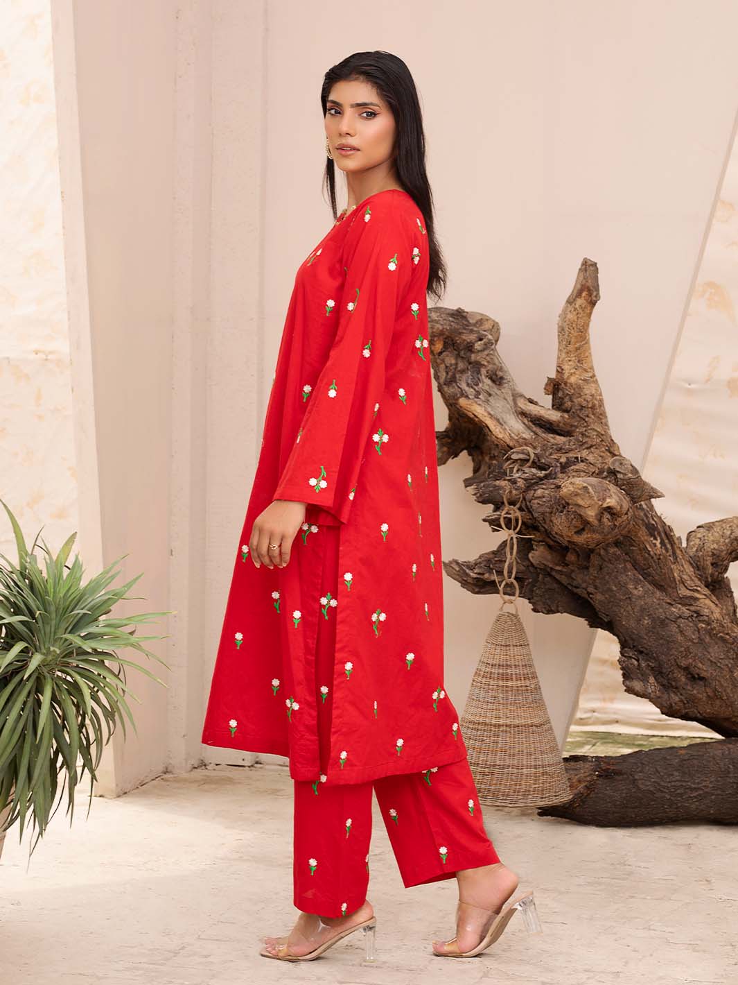 Embroidered Lawn Co-ord set