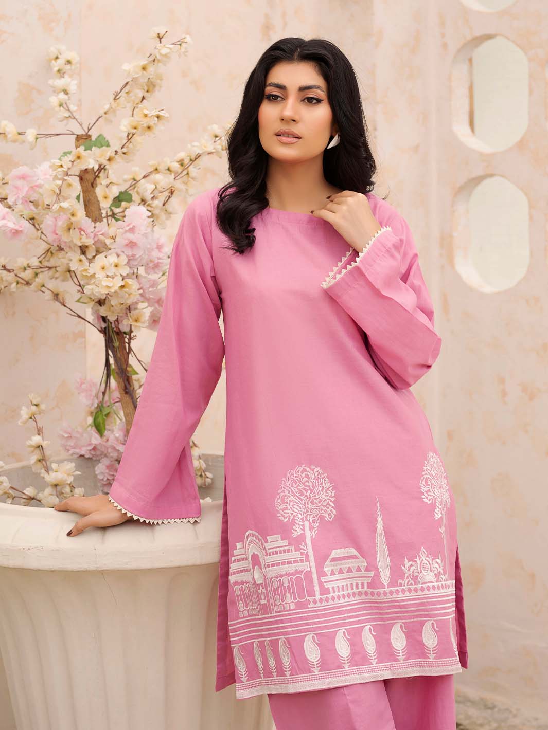 Embroidered Lawn Co-ord set