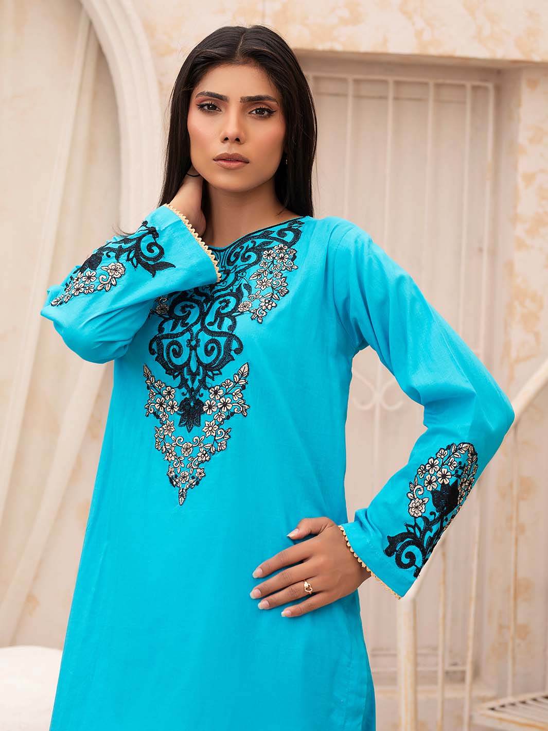 Embroidered Lawn Co-ord set