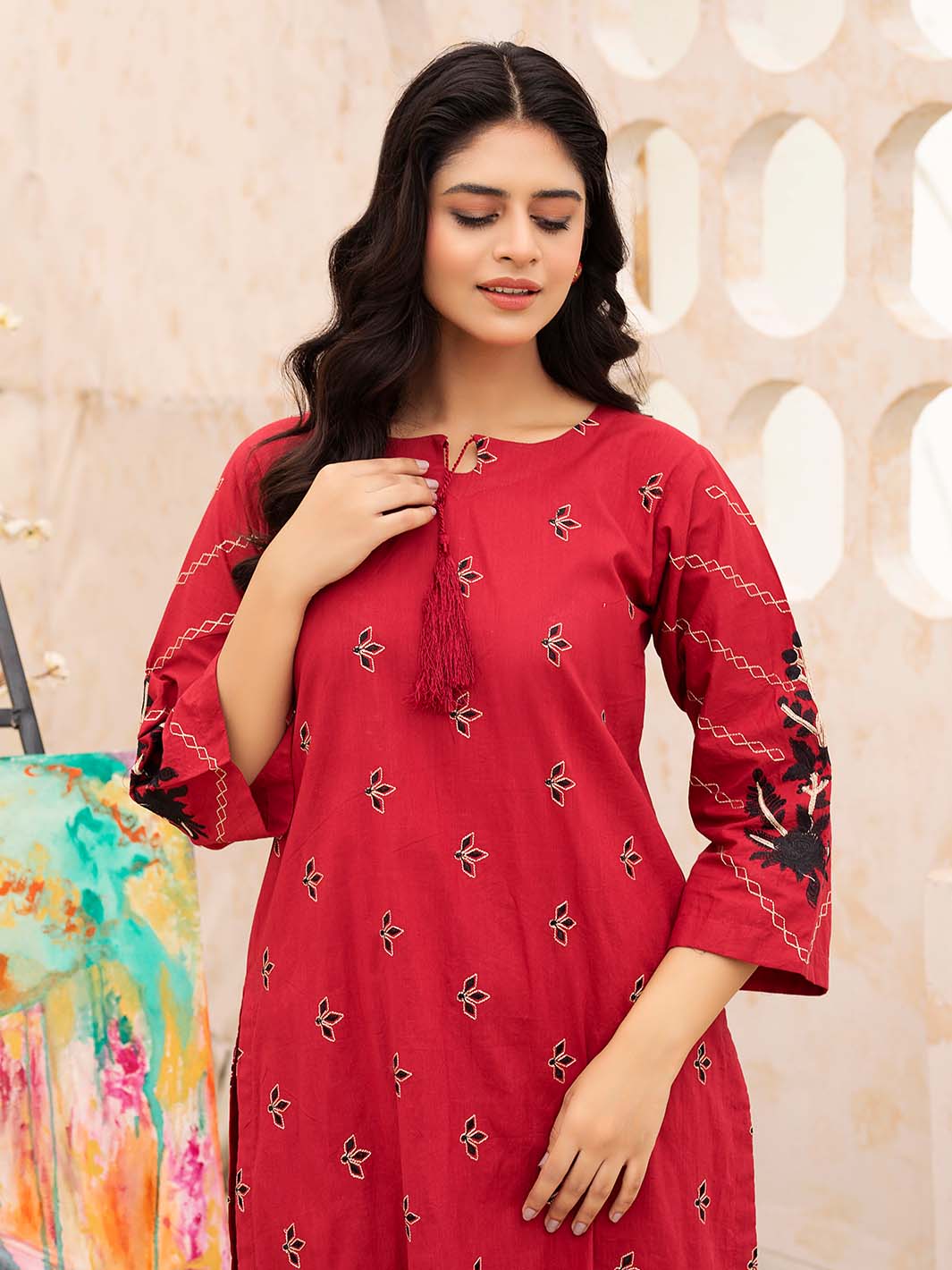 Embroidered Lawn Co-ord set