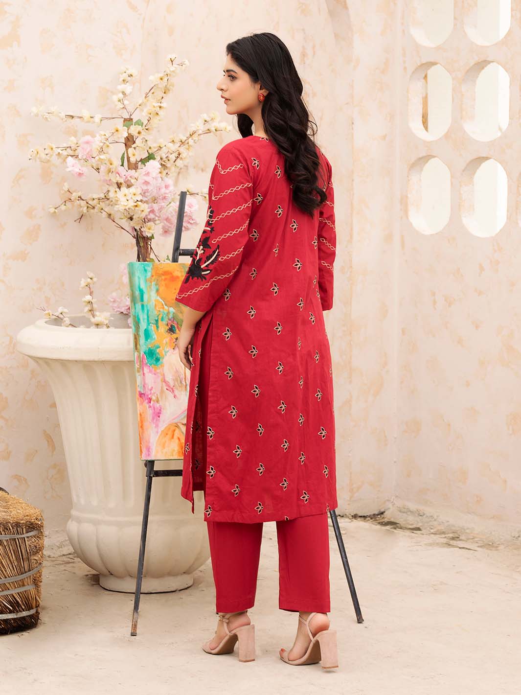 Embroidered Lawn Co-ord set