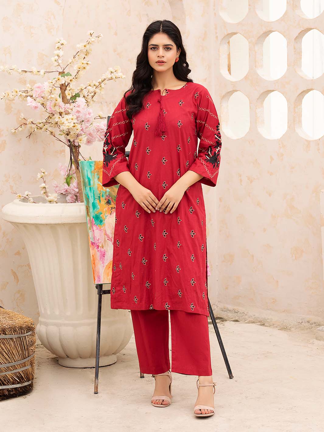 Embroidered Lawn Co-ord set