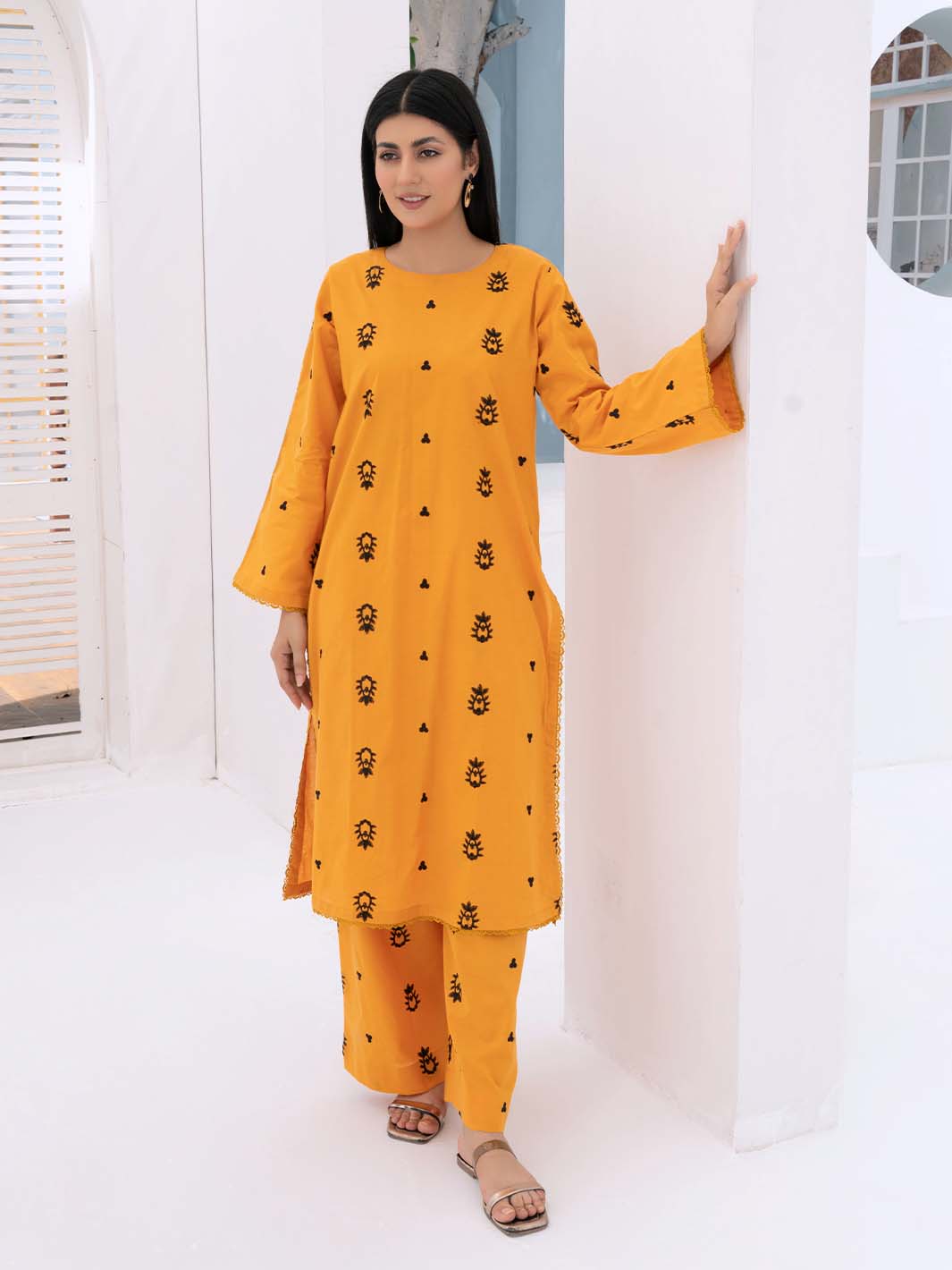 Embroidered Lawn Co-ord set