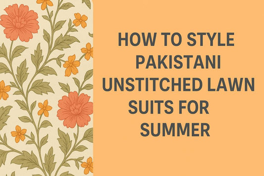 Pakistani Unstitched Lawn Suits for Summer 