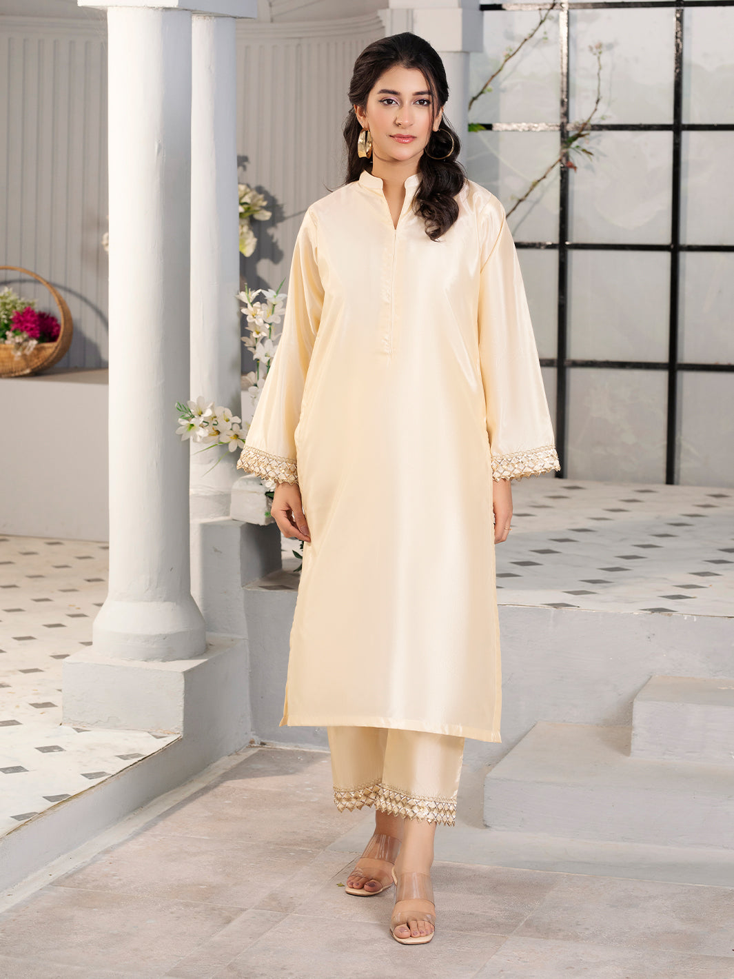 2 Piece Ready To Wear Kataan Silk Suit