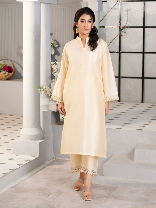 2 Piece Ready To Wear Kataan Silk Suit