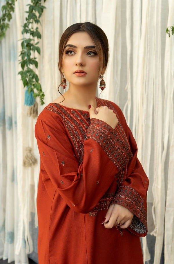 URGE - 3PC LAWN EMBROIDERED JA-22