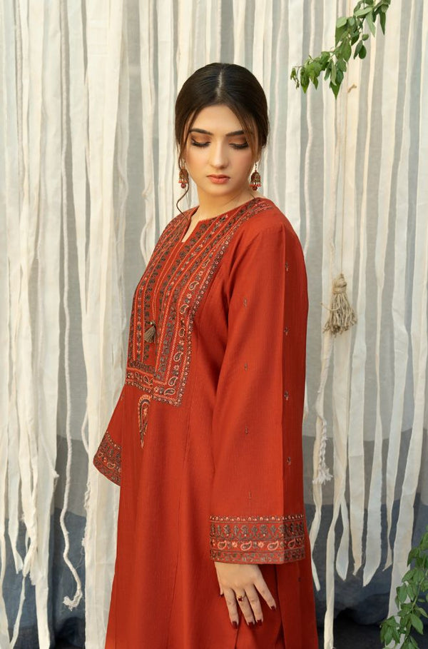 URGE - 3PC LAWN EMBROIDERED JA-22