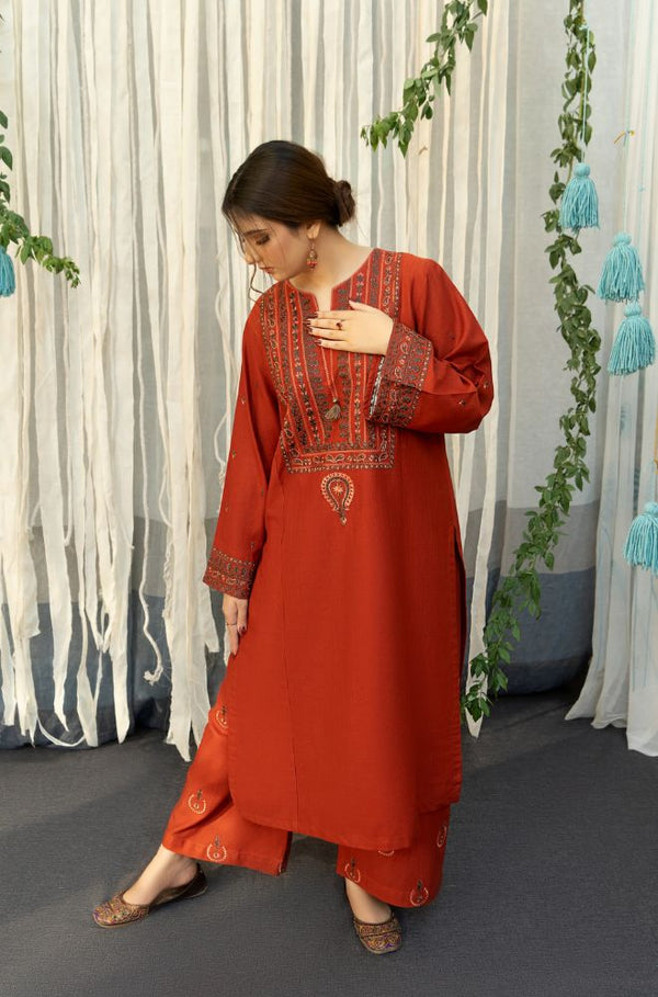 URGE - 3PC LAWN EMBROIDERED JA-22