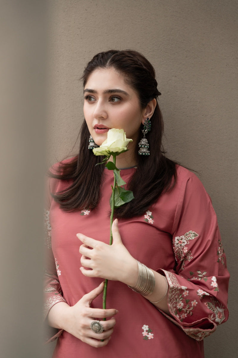URGE - 2PC DHANAK EMBROIDERED JA-128