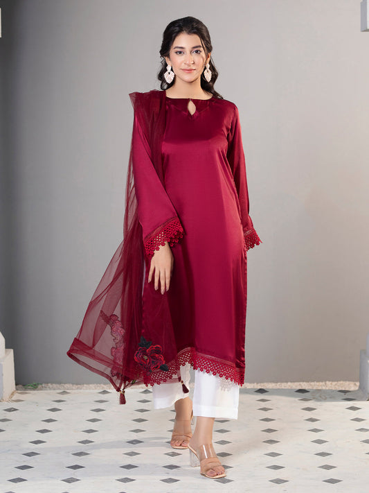 3 Piece Ready To Wear Semi Formal Suit