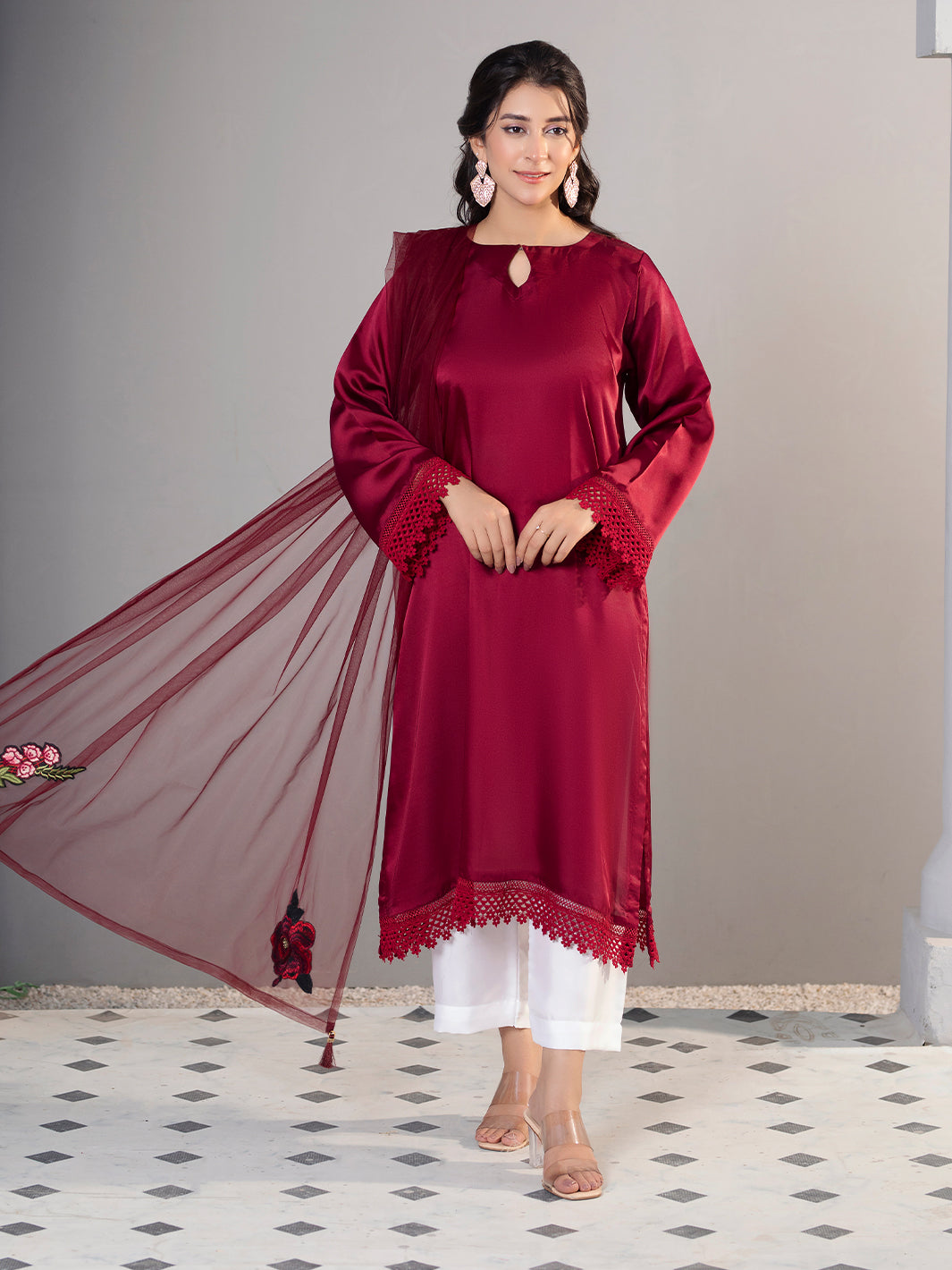 3 Piece Ready To Wear Semi Formal Suit