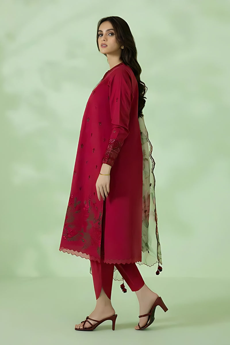SAPPHIRE - 3PC DHANAK EMBROIDERED JA-50