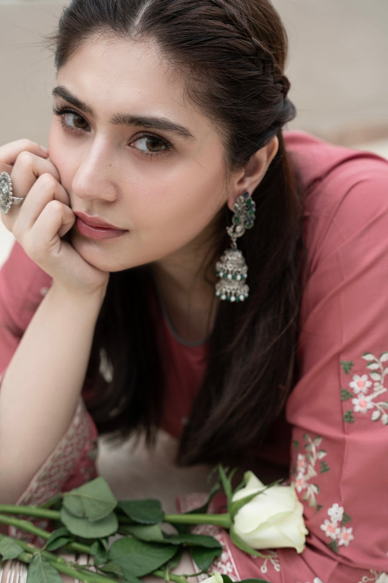 URGE - 2PC DHANAK EMBROIDERED JA-128
