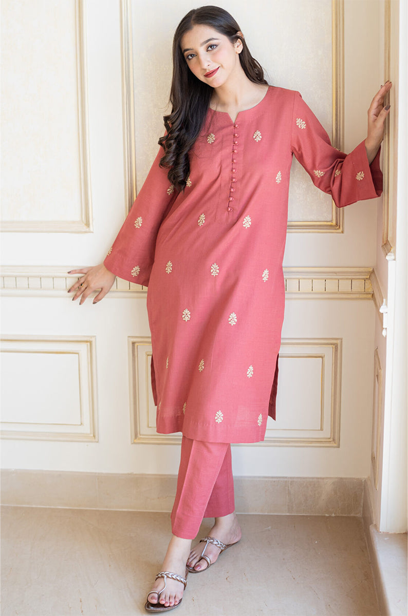 AISLING - 3PC DHANAK EMBROIDERED JA-71