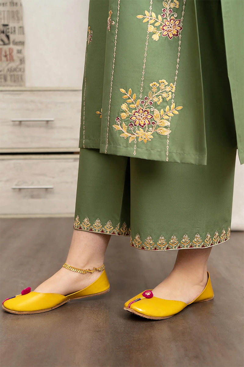 URGE - 3PC DHANAK EMBROIDERED JA-114