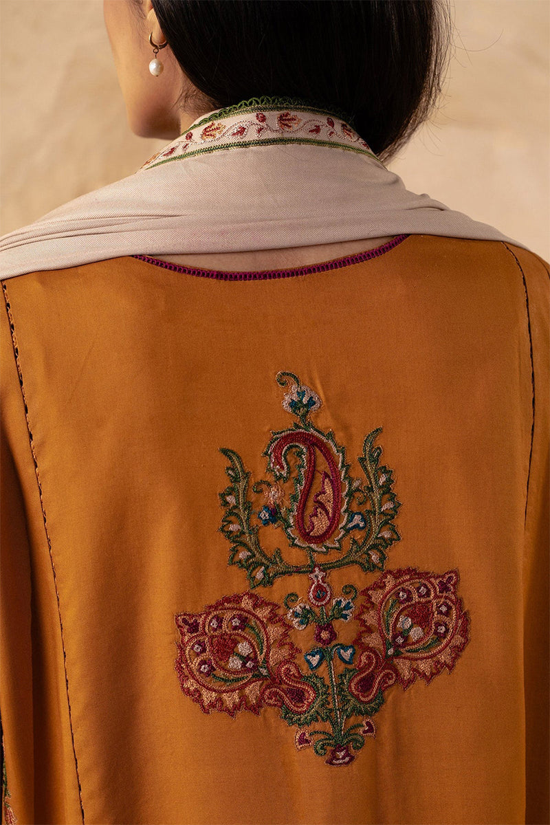 ZARA SHAHJAHAN - 3PC DHANAK EMBROIDERED JA-78M