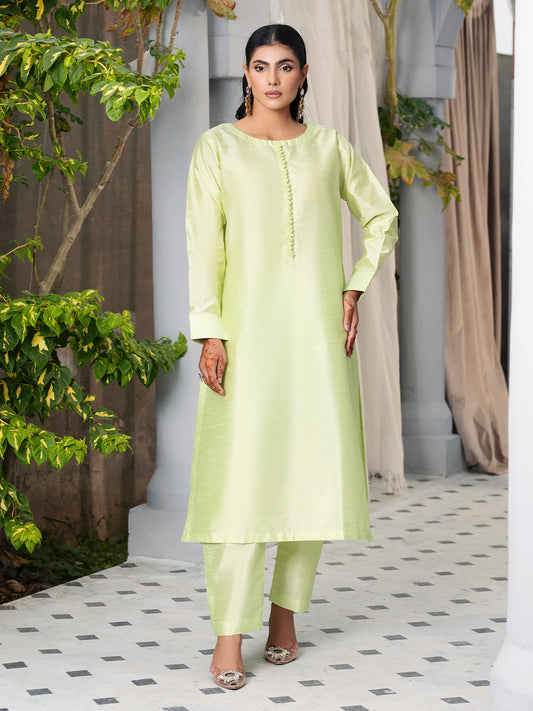 2 Piece Ready To Wear Indian Raw Silk Suit