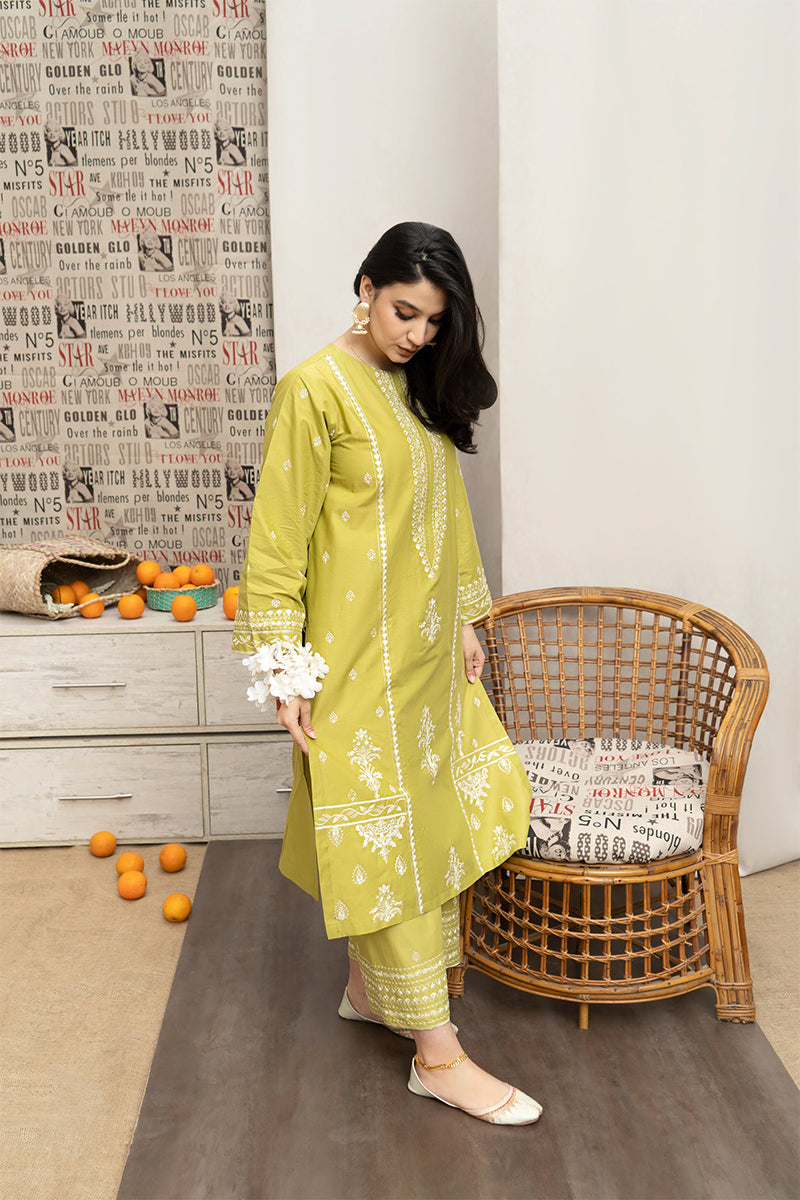 URGE - 3PC DHANAK EMBROIDERED JA-110