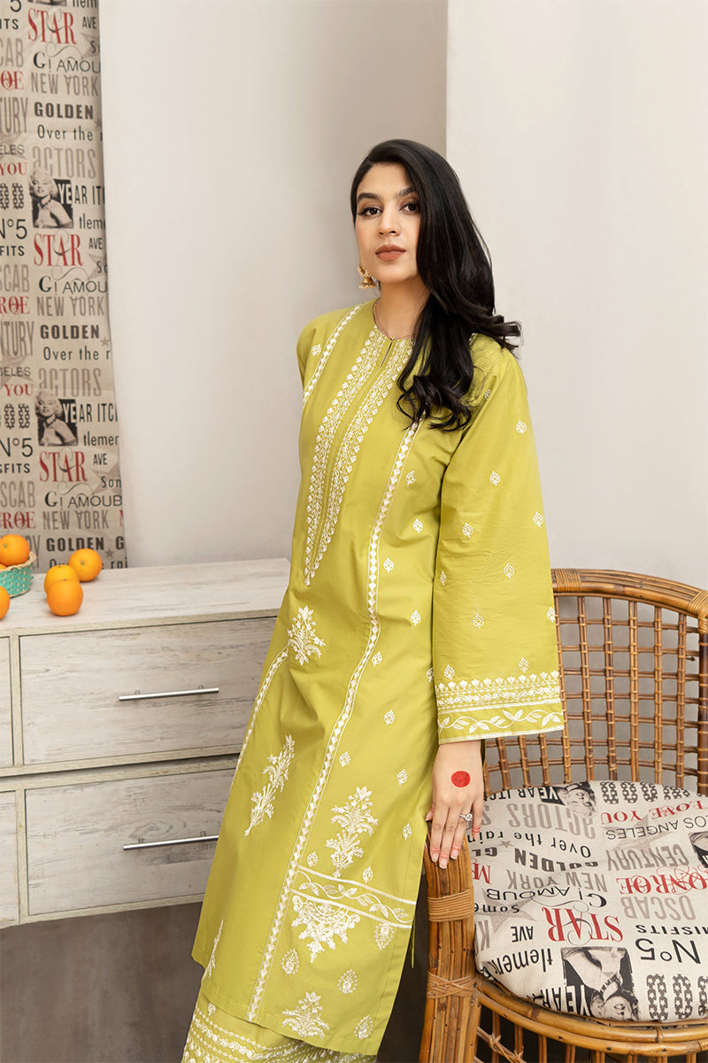 URGE - 3PC DHANAK EMBROIDERED JA-110