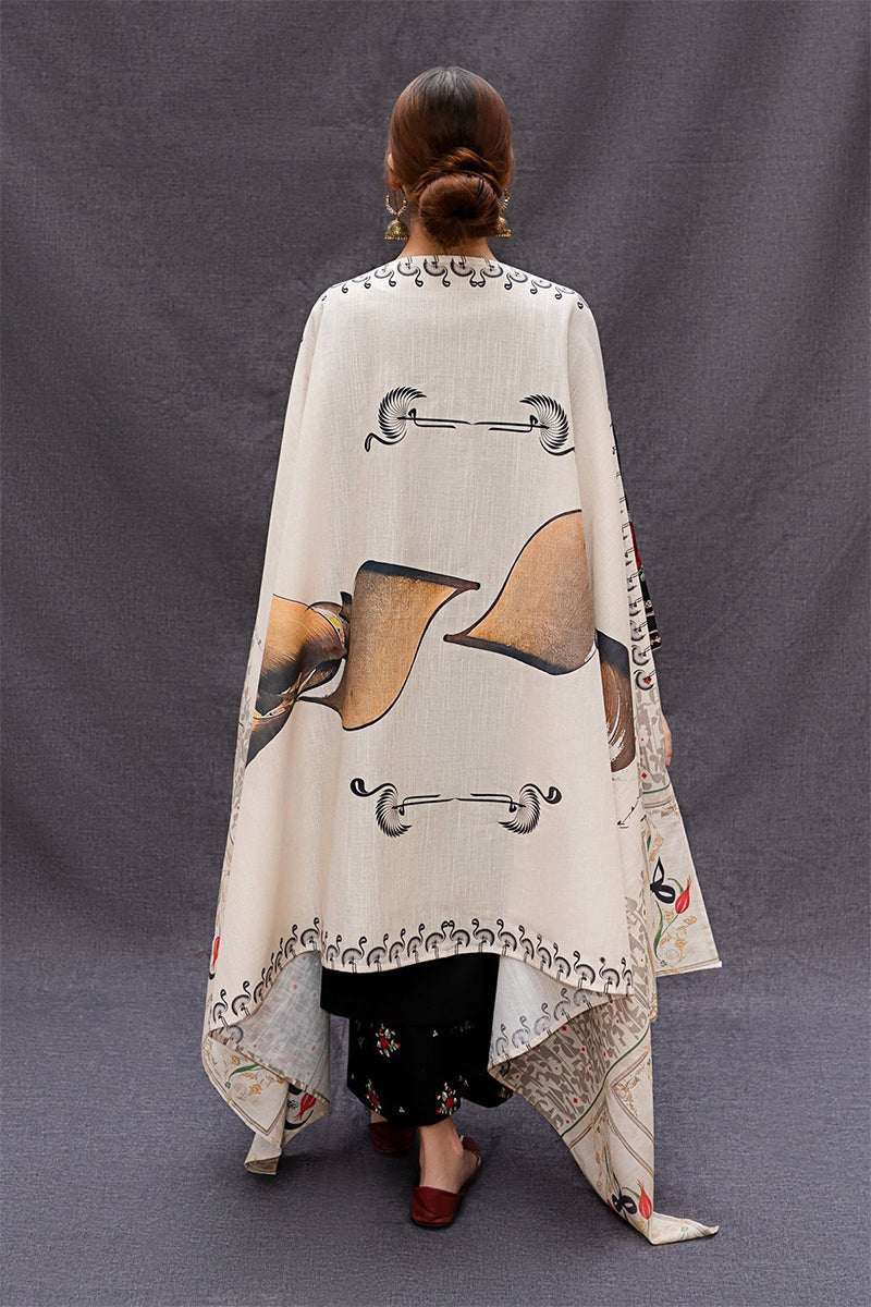 URGE - 3PC DHANAK EMBROIDERED JA-142
