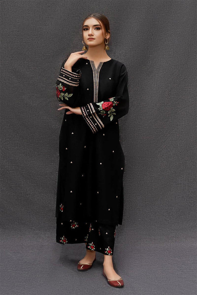 URGE - 3PC DHANAK EMBROIDERED JA-142