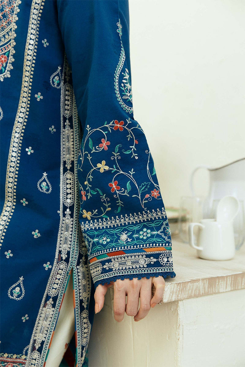 ZARA SHAH JAHAN - 3PC DHANAK EMBROIDERED JA-131