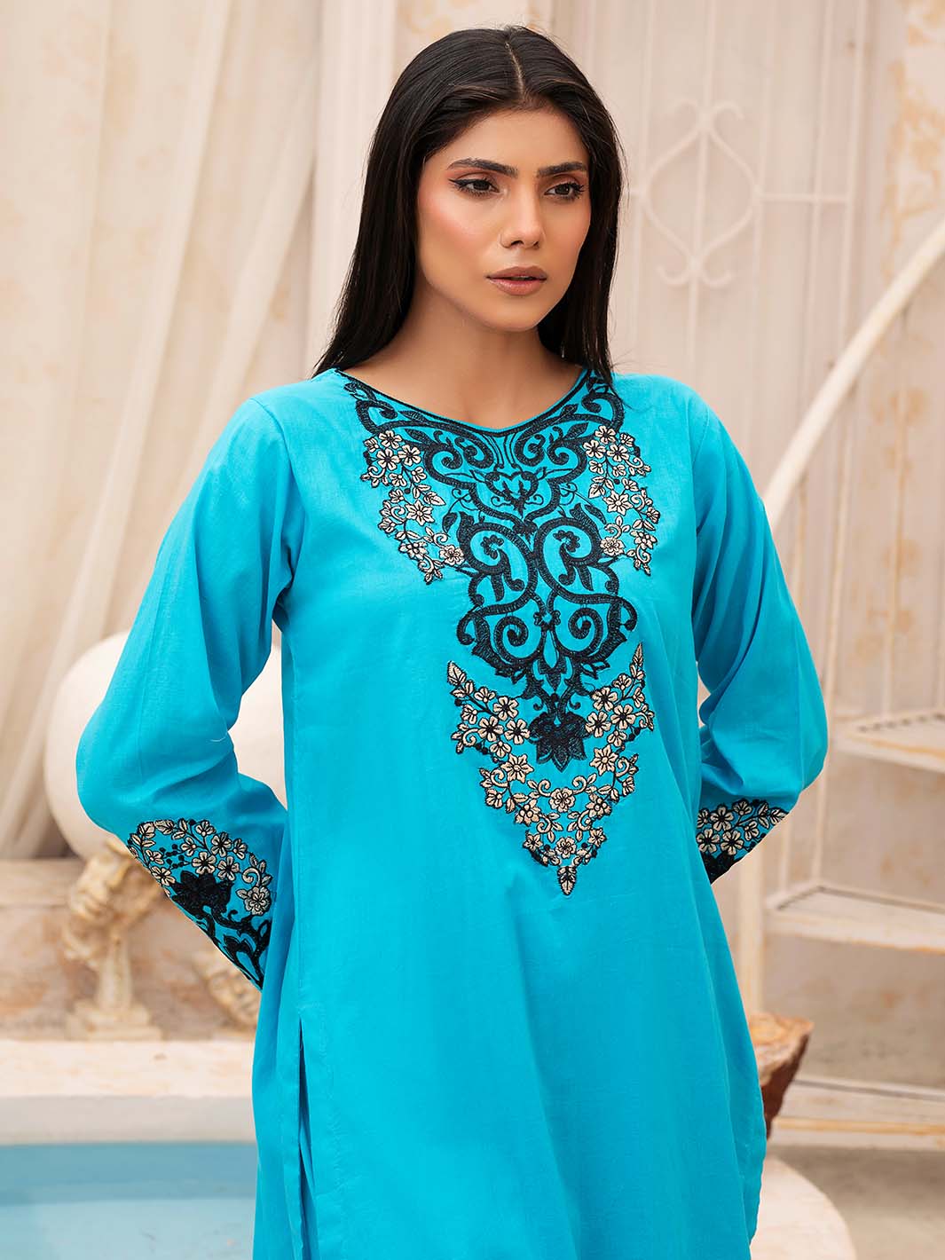 Embroidered Lawn Co-ord set