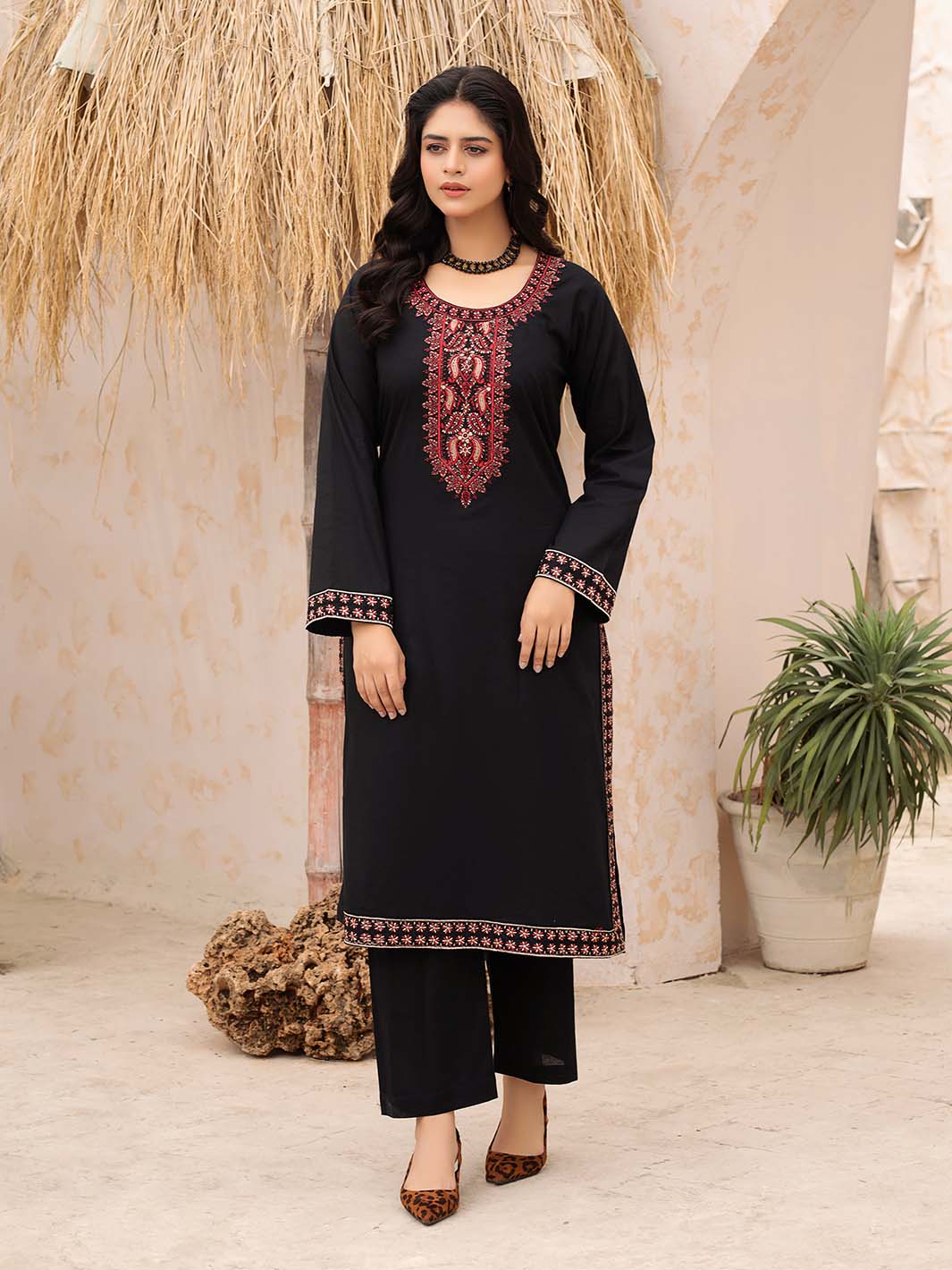 Embroidered Lawn Co-ord set