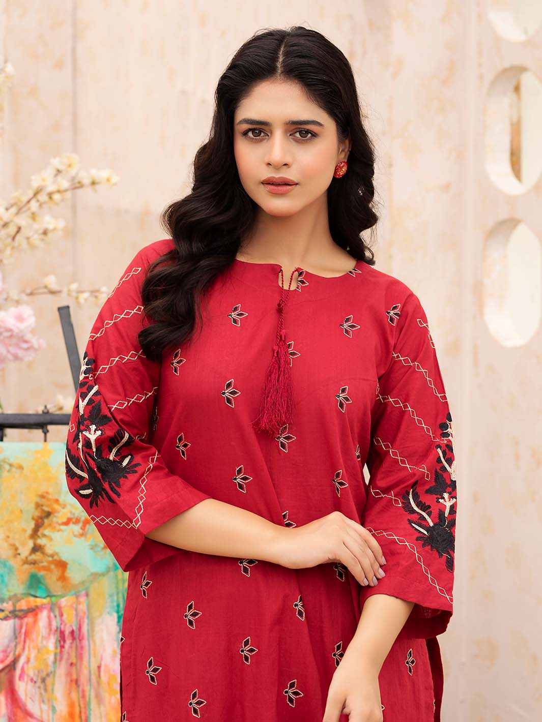 Embroidered Lawn Co-ord set