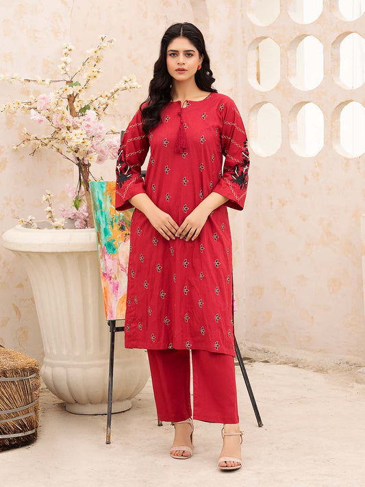 Embroidered Lawn Co-ord set