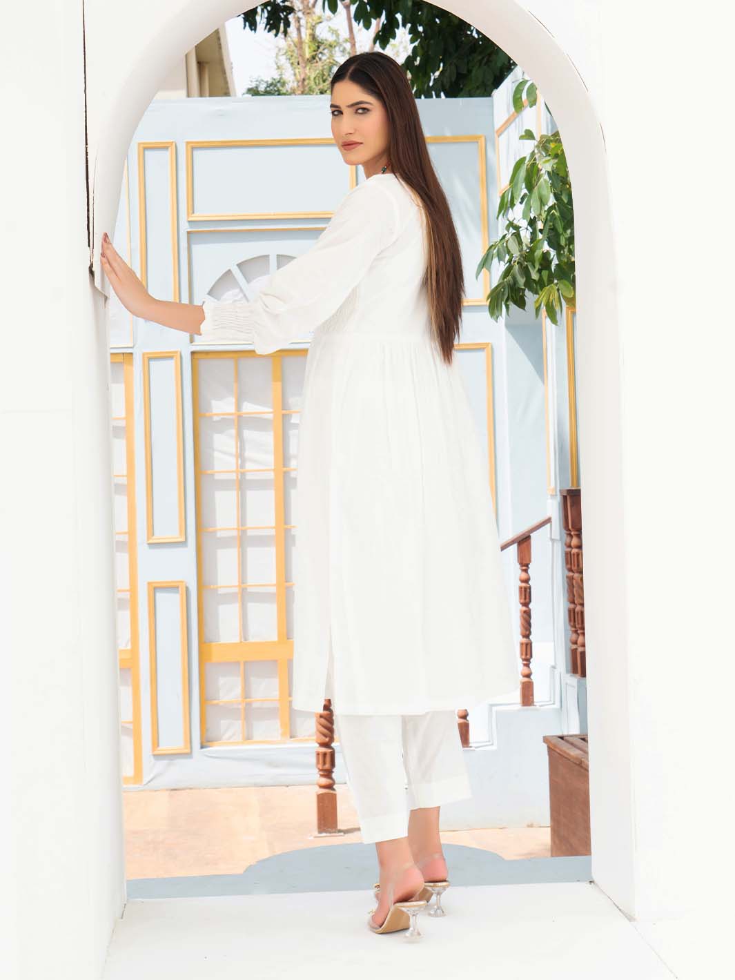 Arabic Plain Lawn Co-ord set