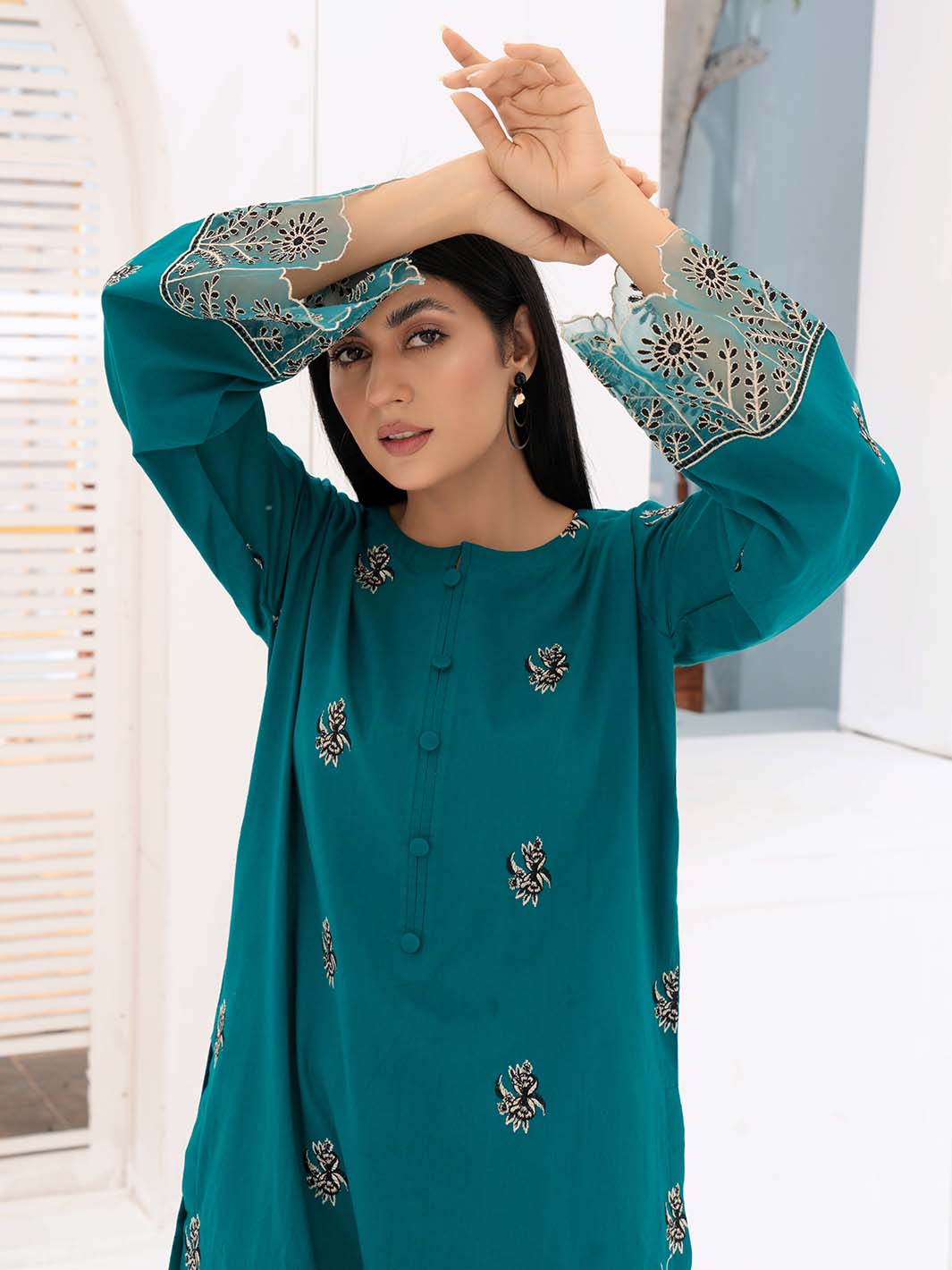 Embroidered Lawn Co-ord set