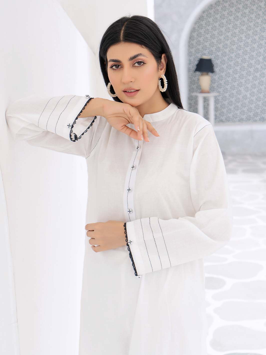 Arabic Plain Lawn Co-ord set