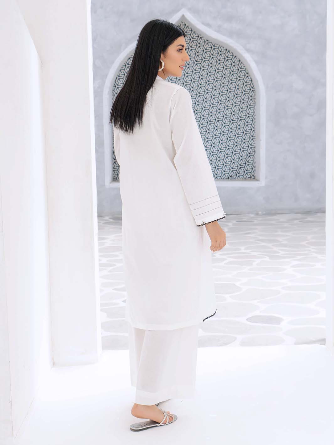 Arabic Plain Lawn Co-ord set