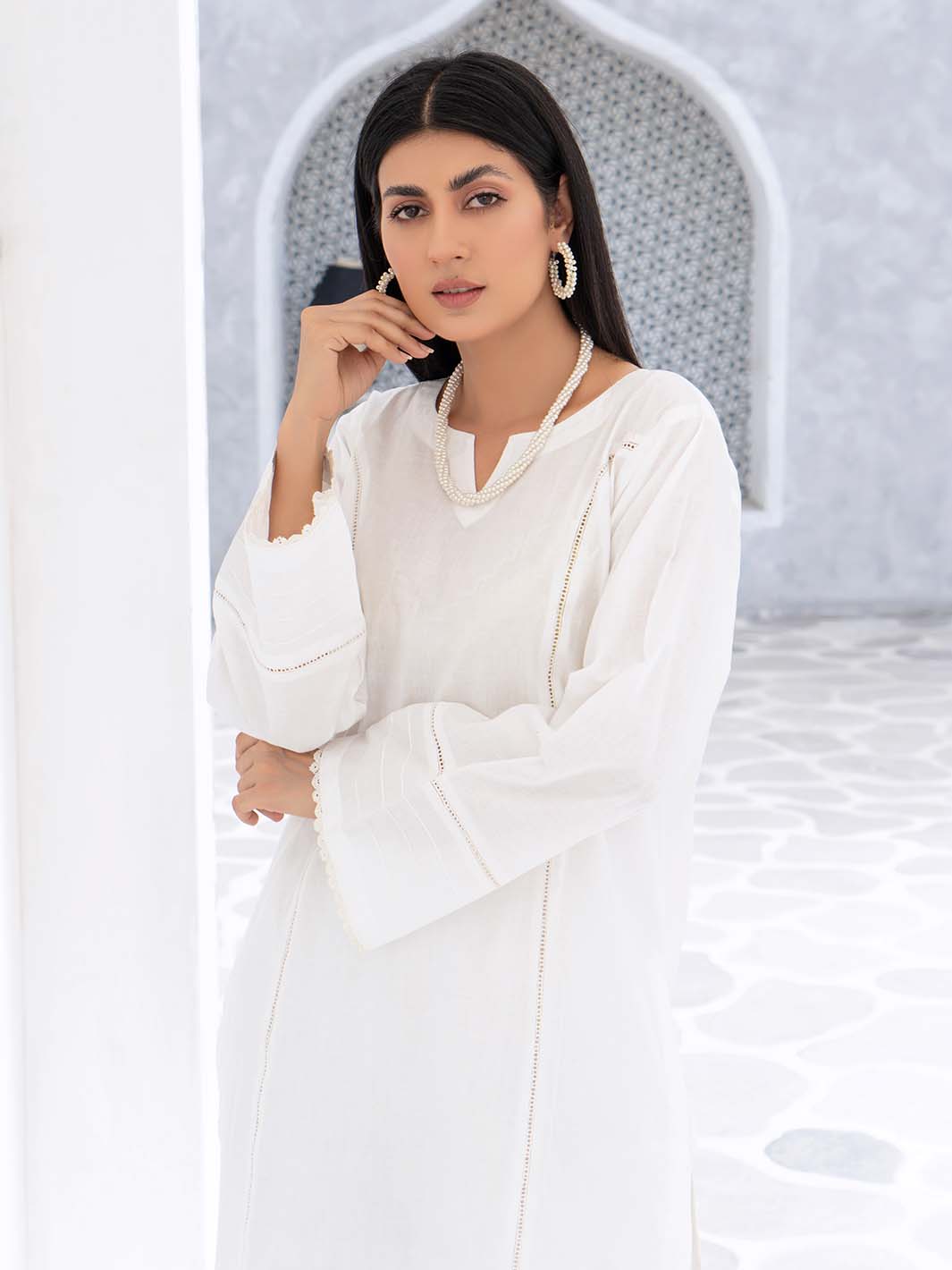 Arabic Plain Lawn Co-ord set