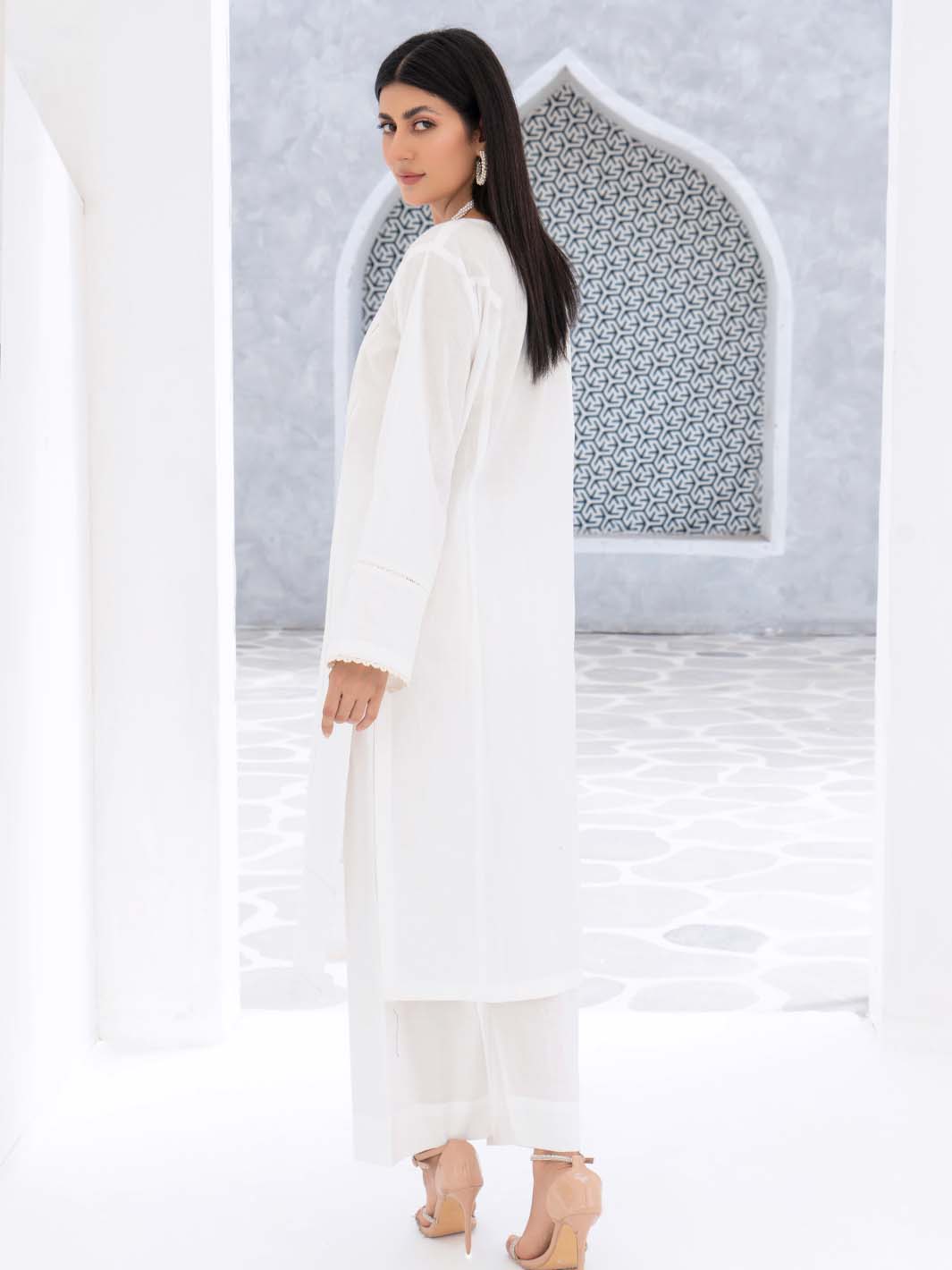 Arabic Plain Lawn Co-ord set