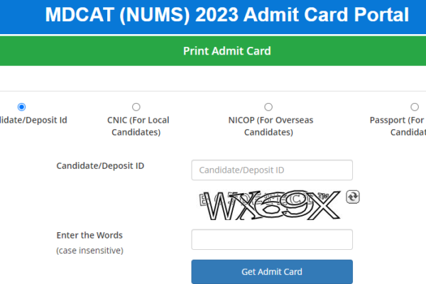  NUMS MDCAT Result 2023 Check by Name, Roll No