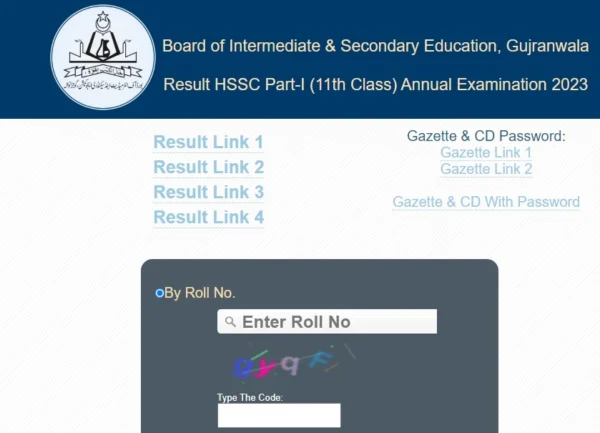 BISC Gujranwala Board 11th Class Result 2023